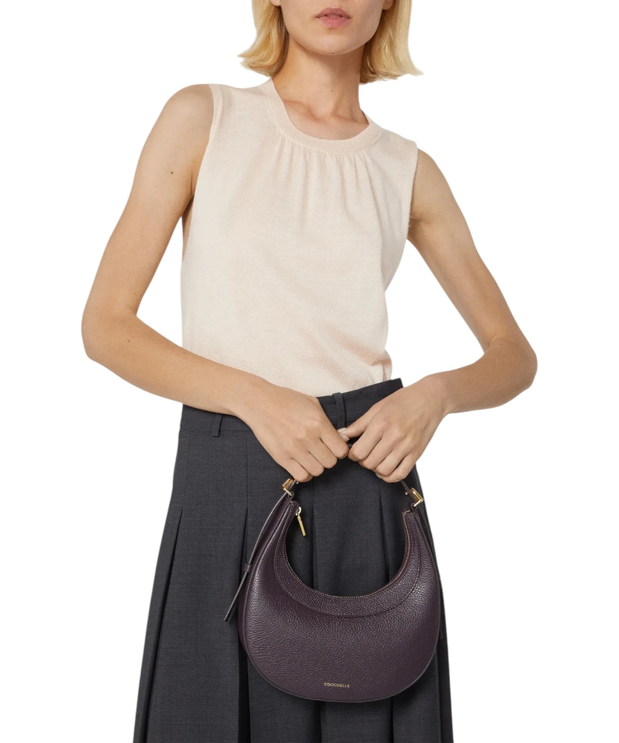 Borsa Coccinelle Whisper Mini in Pelle con Tracolla