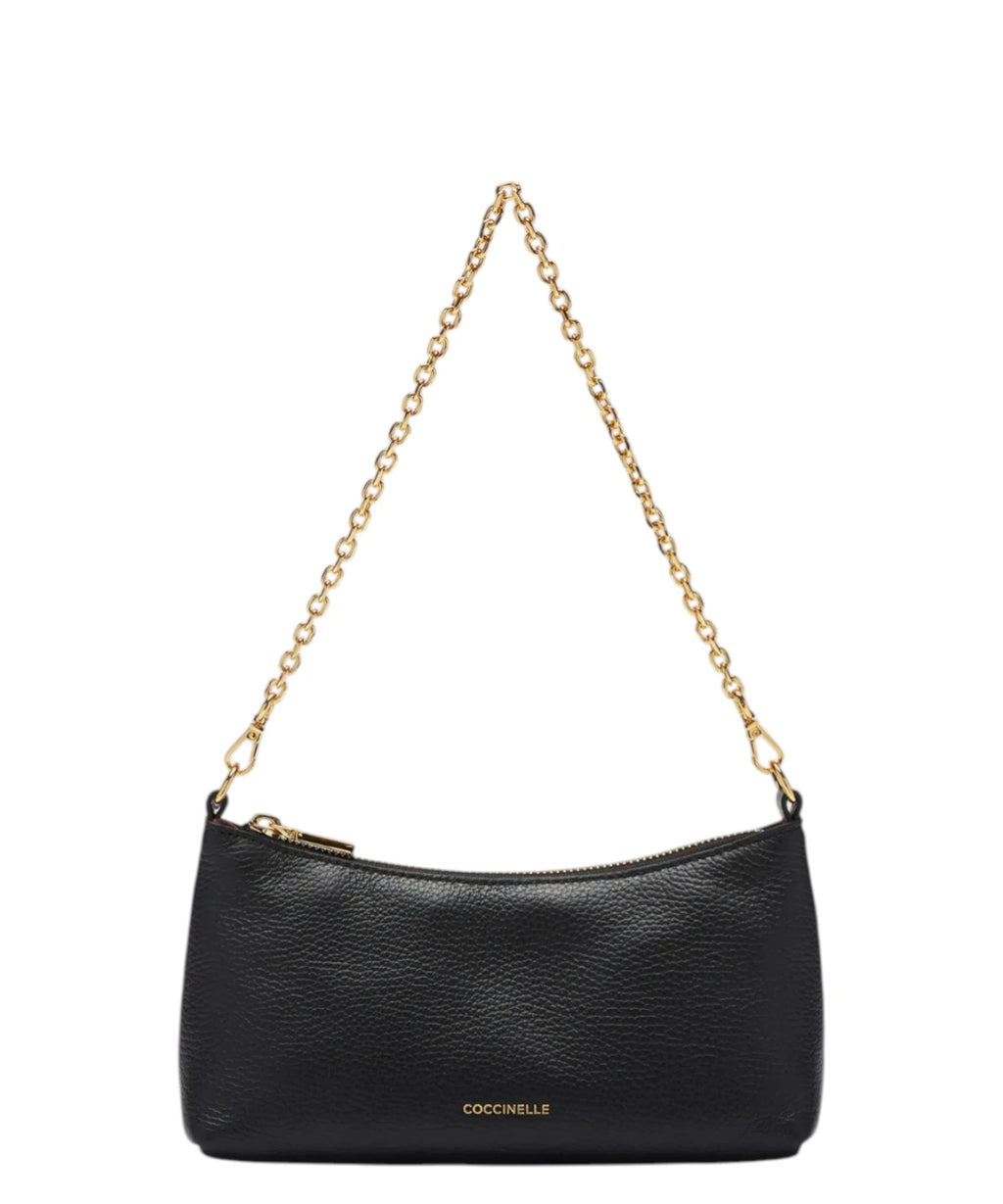 Coccinelle Aura Mini Leather Crossbody Bag