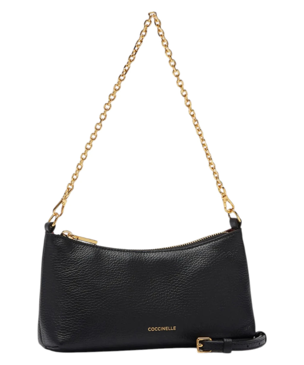 Coccinelle Aura Mini Leather Crossbody Bag