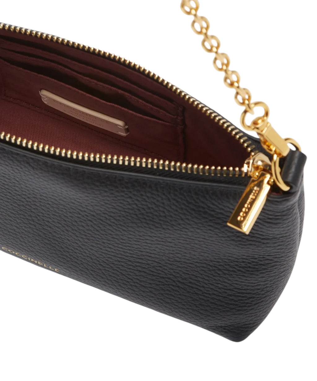 Coccinelle Aura Mini Leather Crossbody Bag