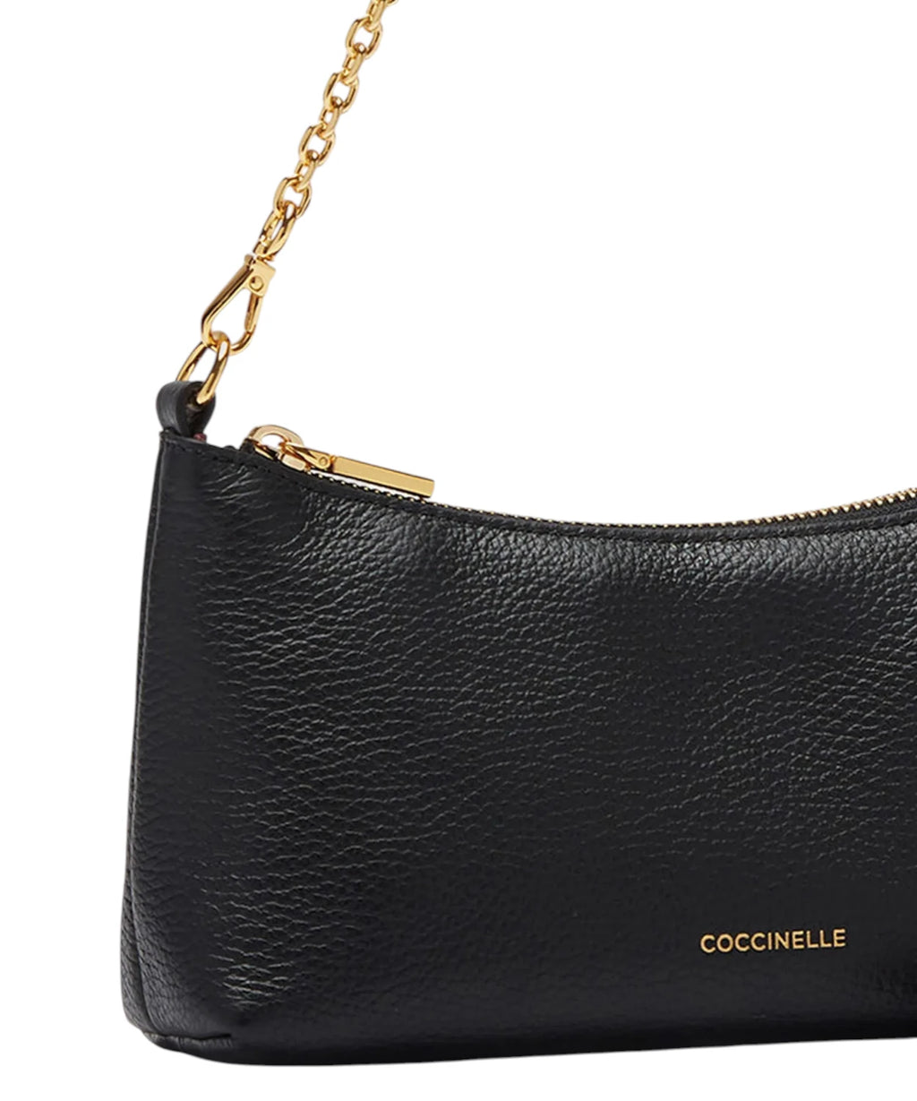 Coccinelle Aura Mini Leather Crossbody Bag