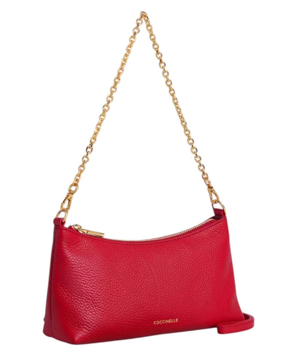 Coccinelle Aura Mini Bolso de Piel con Bandolera