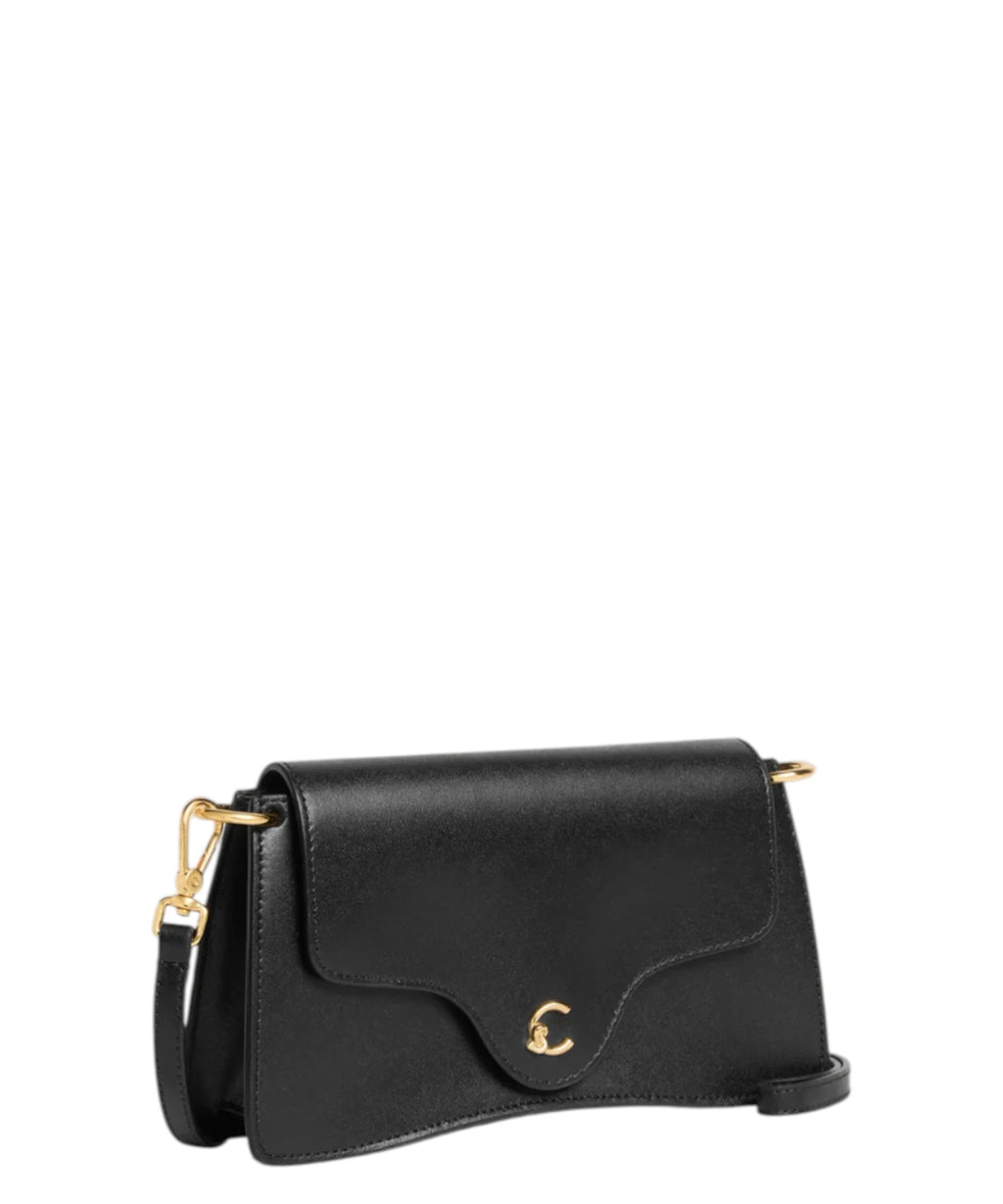Coccinelle C-Me Mini Smooth Leather Bag with Shoulder Strap
