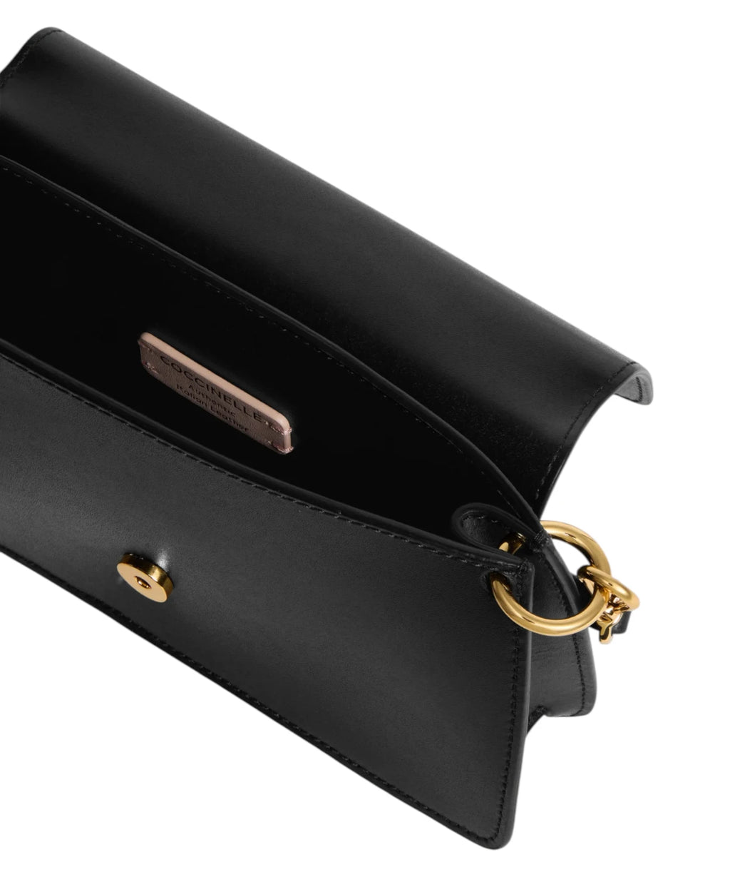Coccinelle C-Me Mini Smooth Leather Bag with Shoulder Strap