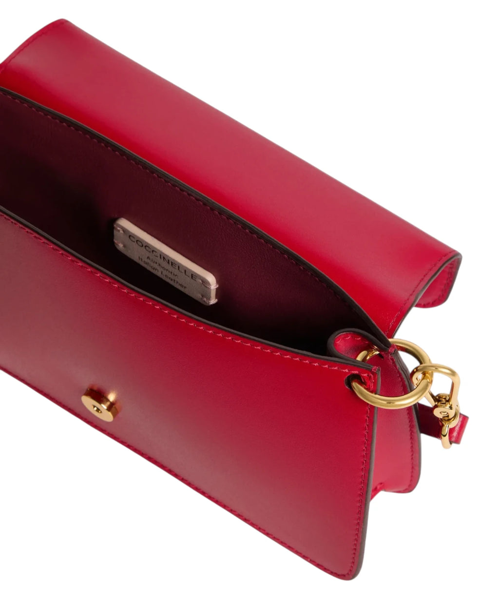 Coccinelle C-Me Mini Leather Crossbody Bag