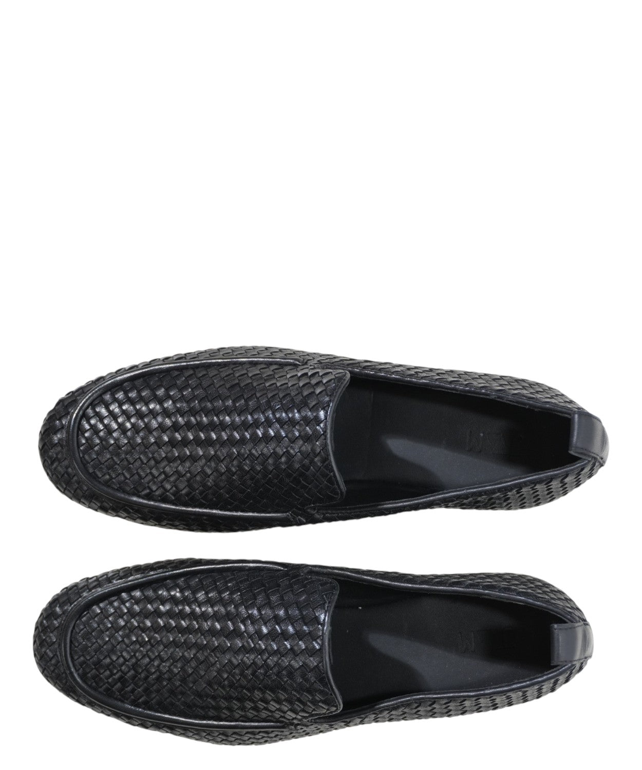 Women's Woven Leather Loafers JVAM