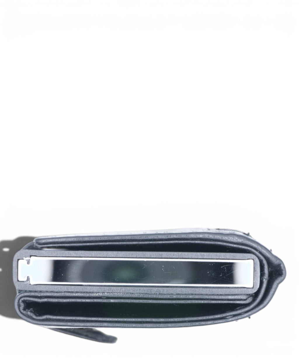 Cartera Hombre Piel RFID Compacta con Cremallera y Deslizador