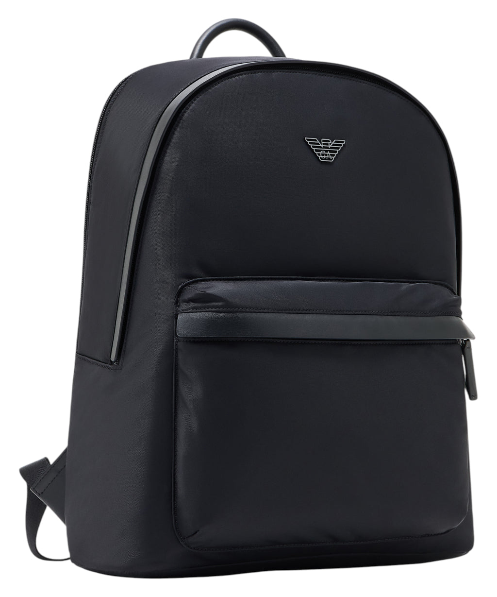 Emporio Armani Roundshape Recycled Nylon Backpack