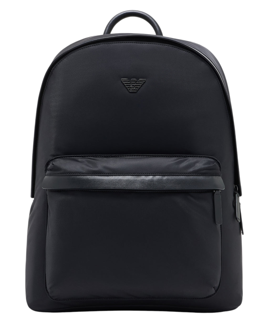 Emporio Armani Roundshape Recycled Nylon Backpack