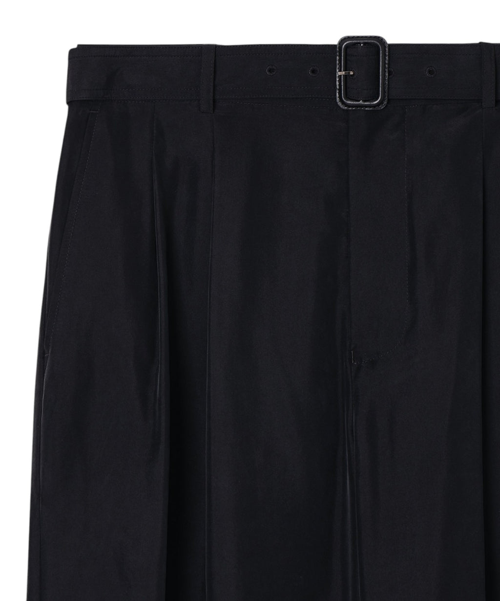 Men's Habutai Silk Trousers with Pleats