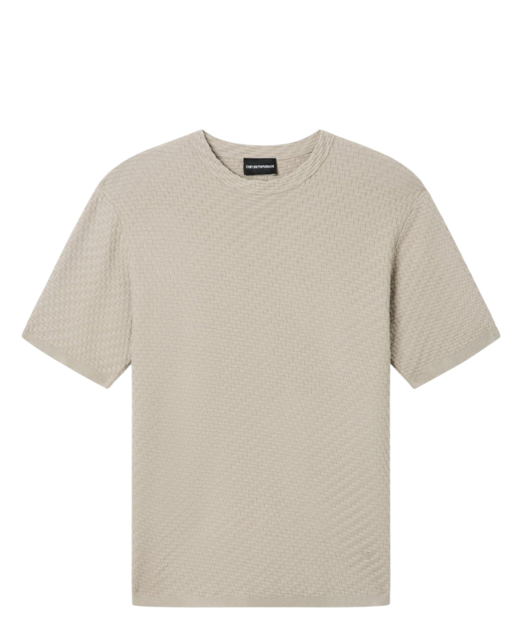 Pánské tričko Emporio Armani s reliéfním motivem