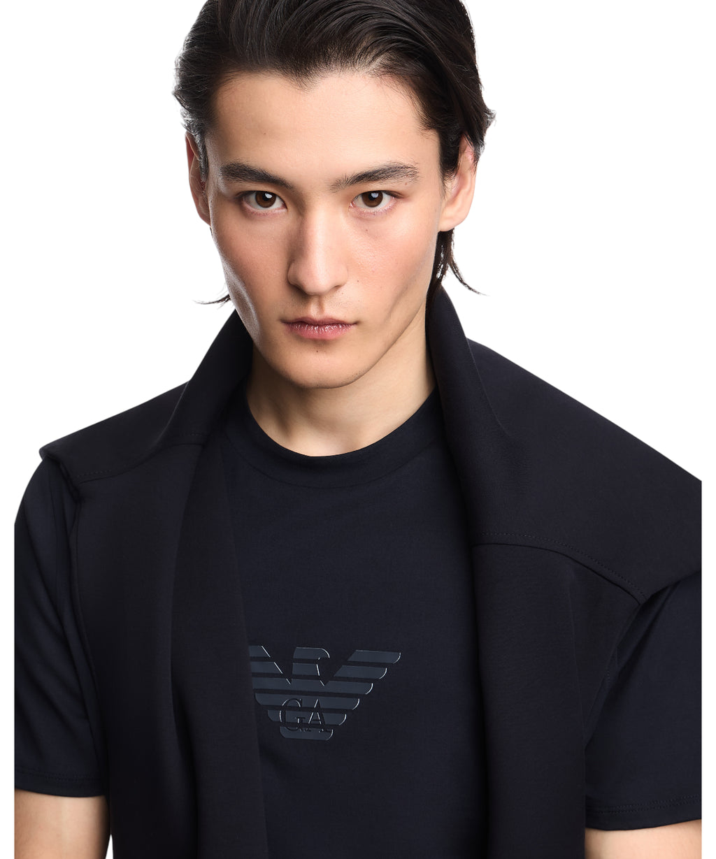 T-shirt męski z bawełny Pima Emporio Armani Essentials