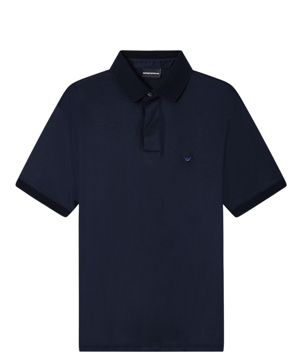 Men's Lyocell Polo Shirt Emporio Armani Essentials