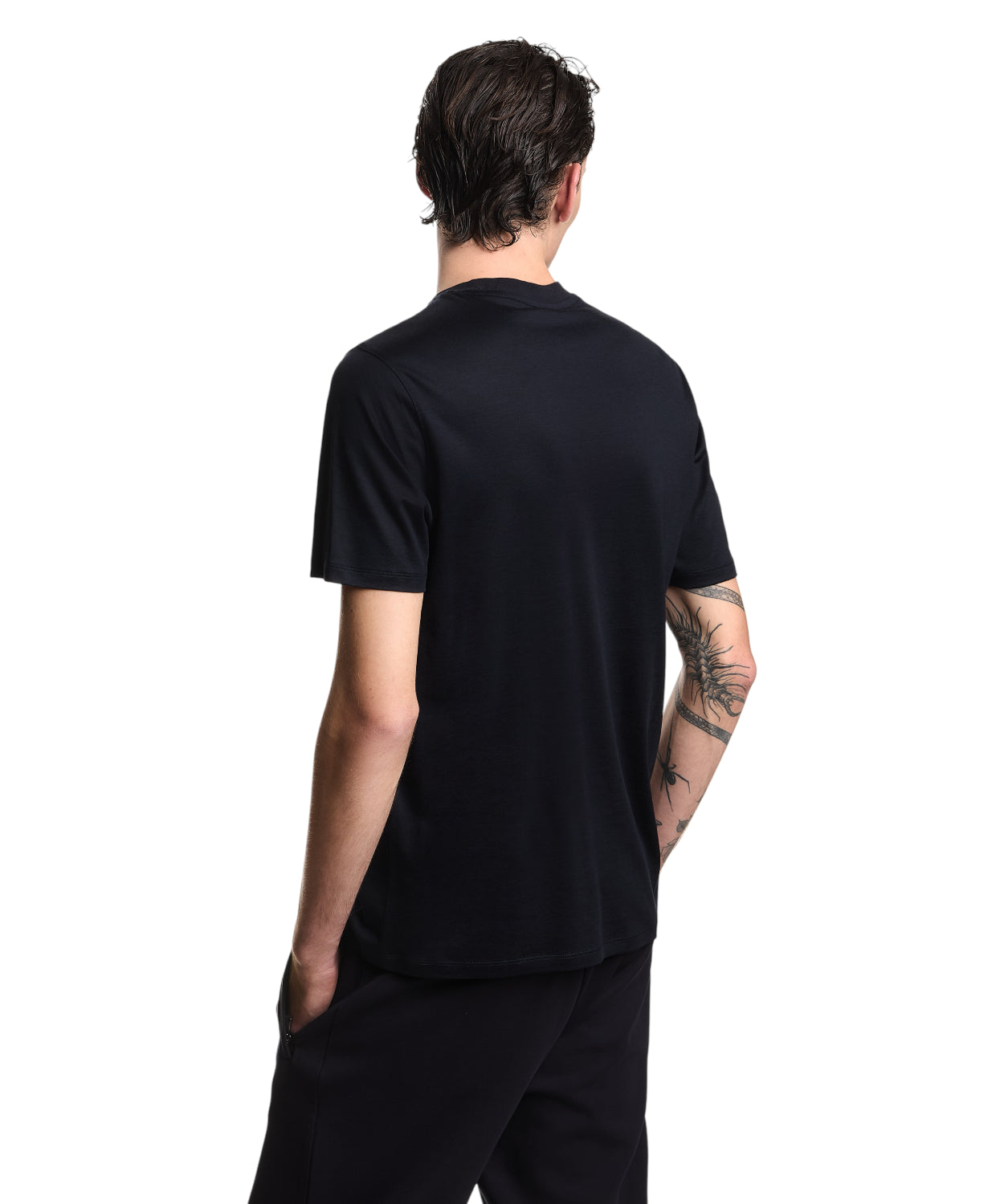 Emporio Armani T-shirt Uomo in Jersey Lyocell