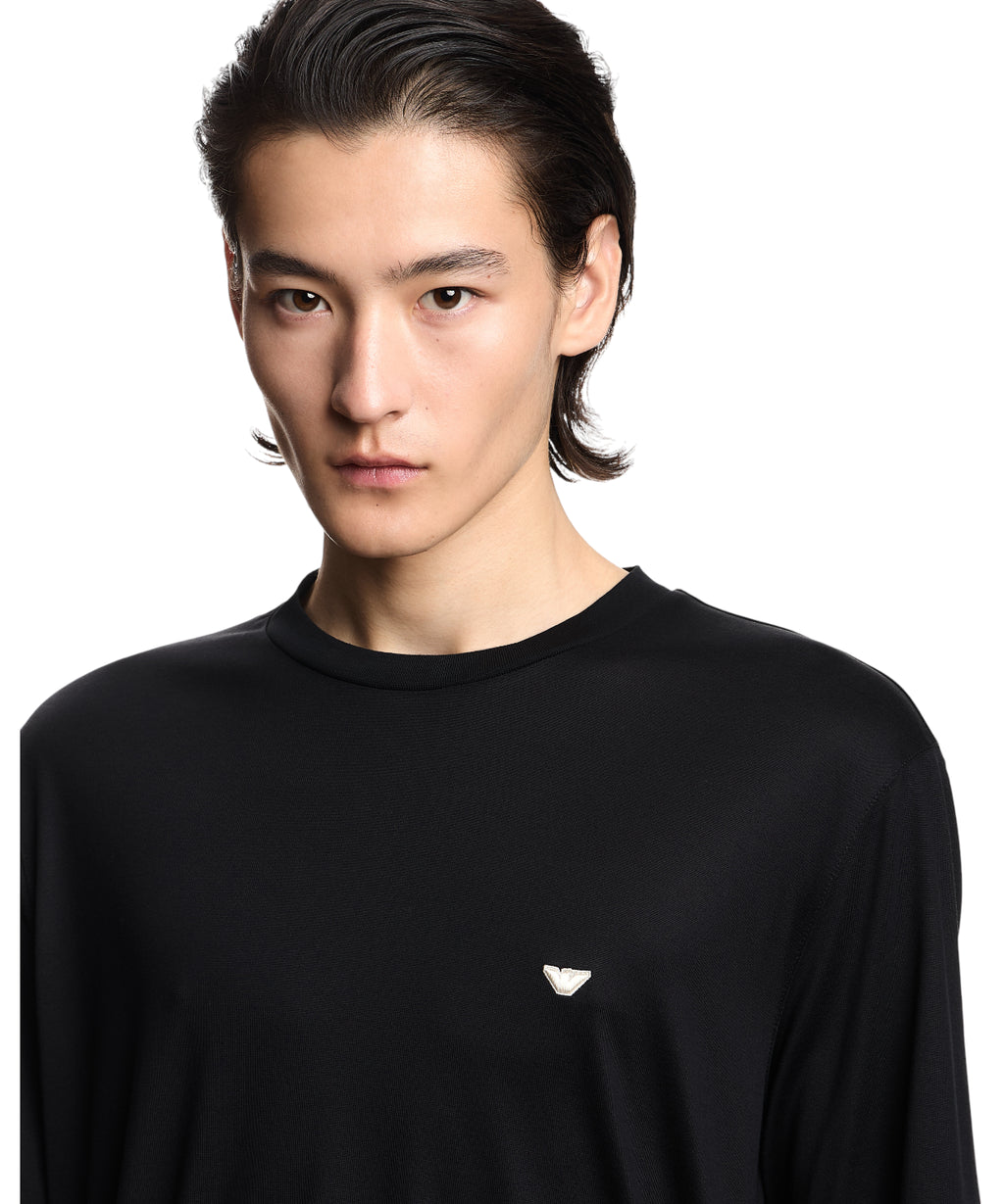 Emporio Armani T-shirt til mænd i lyocelljersey