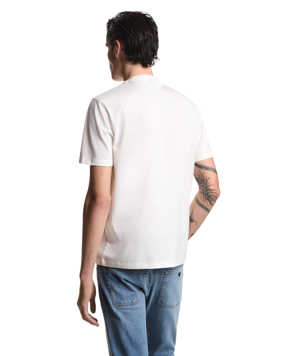 Heren T-shirt Emporio Armani met ingelegd logo