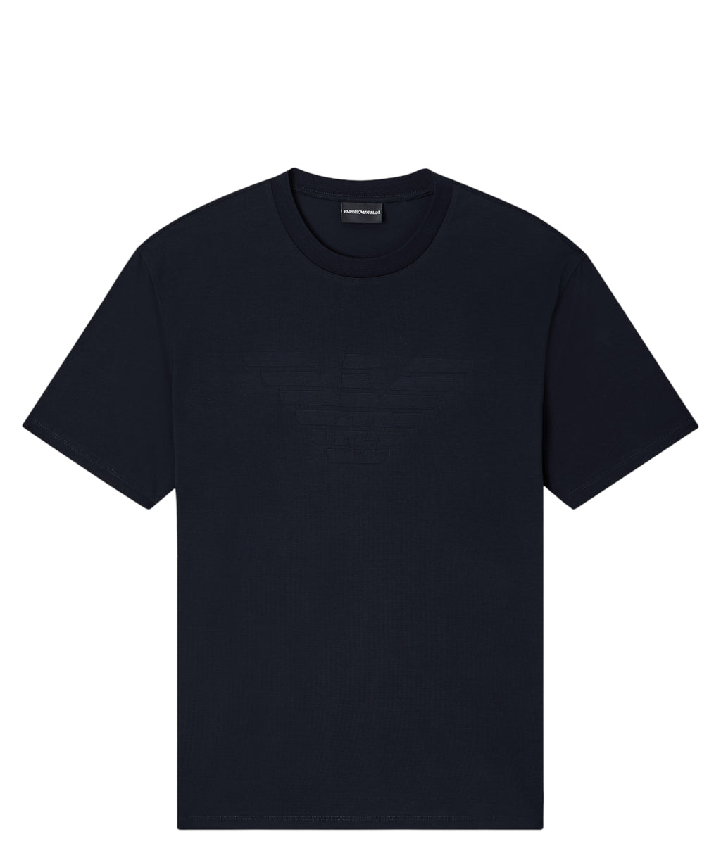 Emporio Armani Men's T-shirt with Inlaid Logo