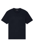 T-shirt uomo Emporio Armani con Logo Intarsiato