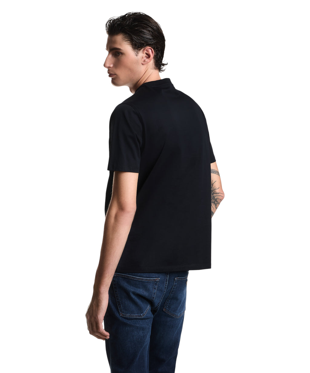 Emporio Armani Men's T-shirt with Inlaid Logo