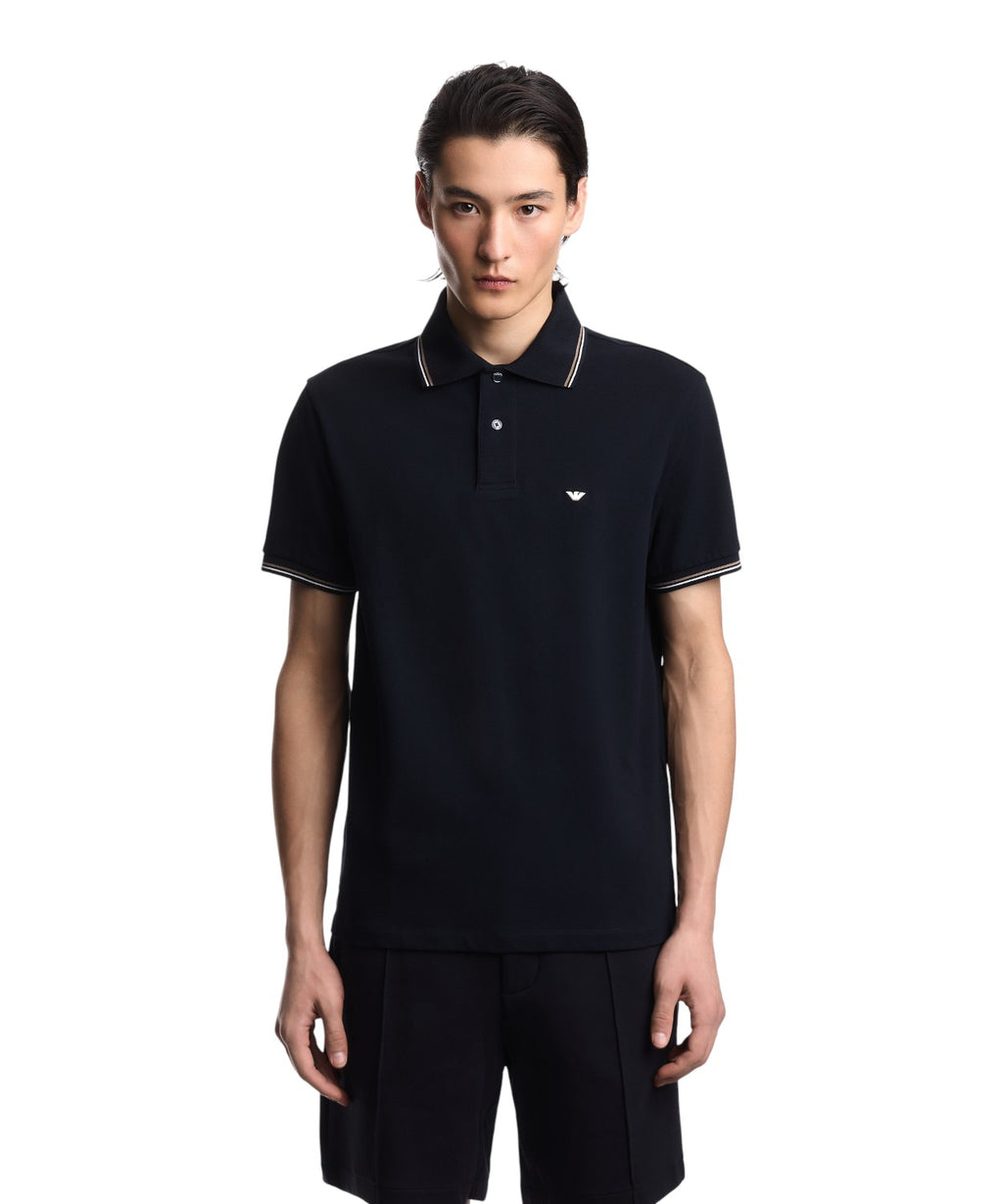 Men's Essential Emporio Armani Slim Fit Polo Shirt