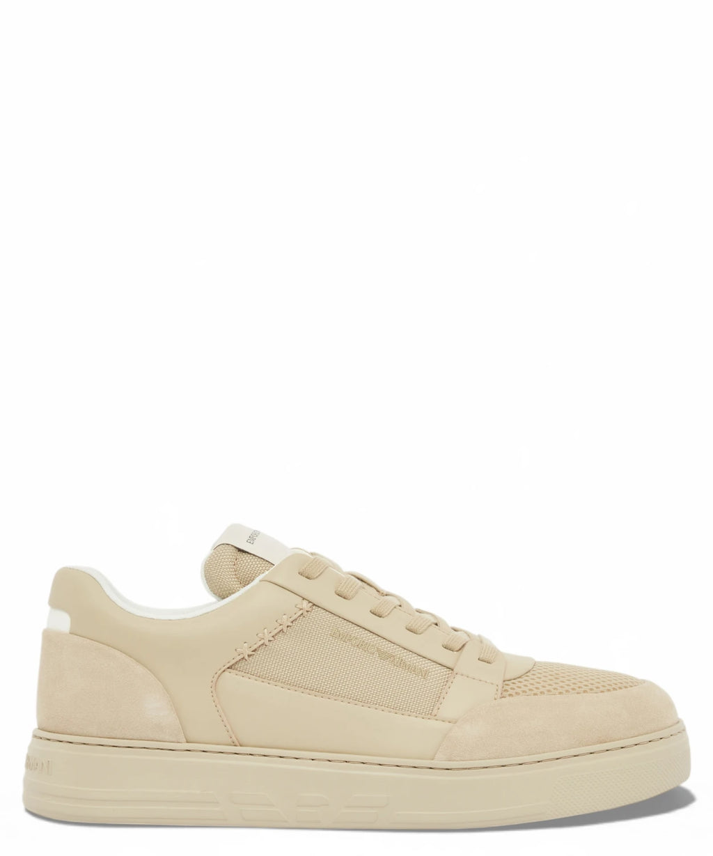 Emporio Armani Sneakers Cordura® suède mesh met comfort