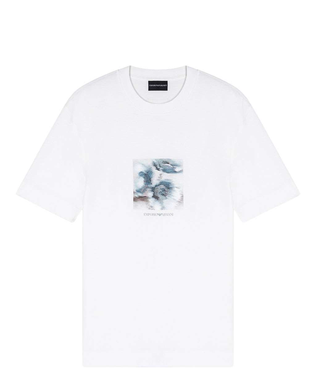 Men's Lyocell Jersey T-shirt Emporio Armani