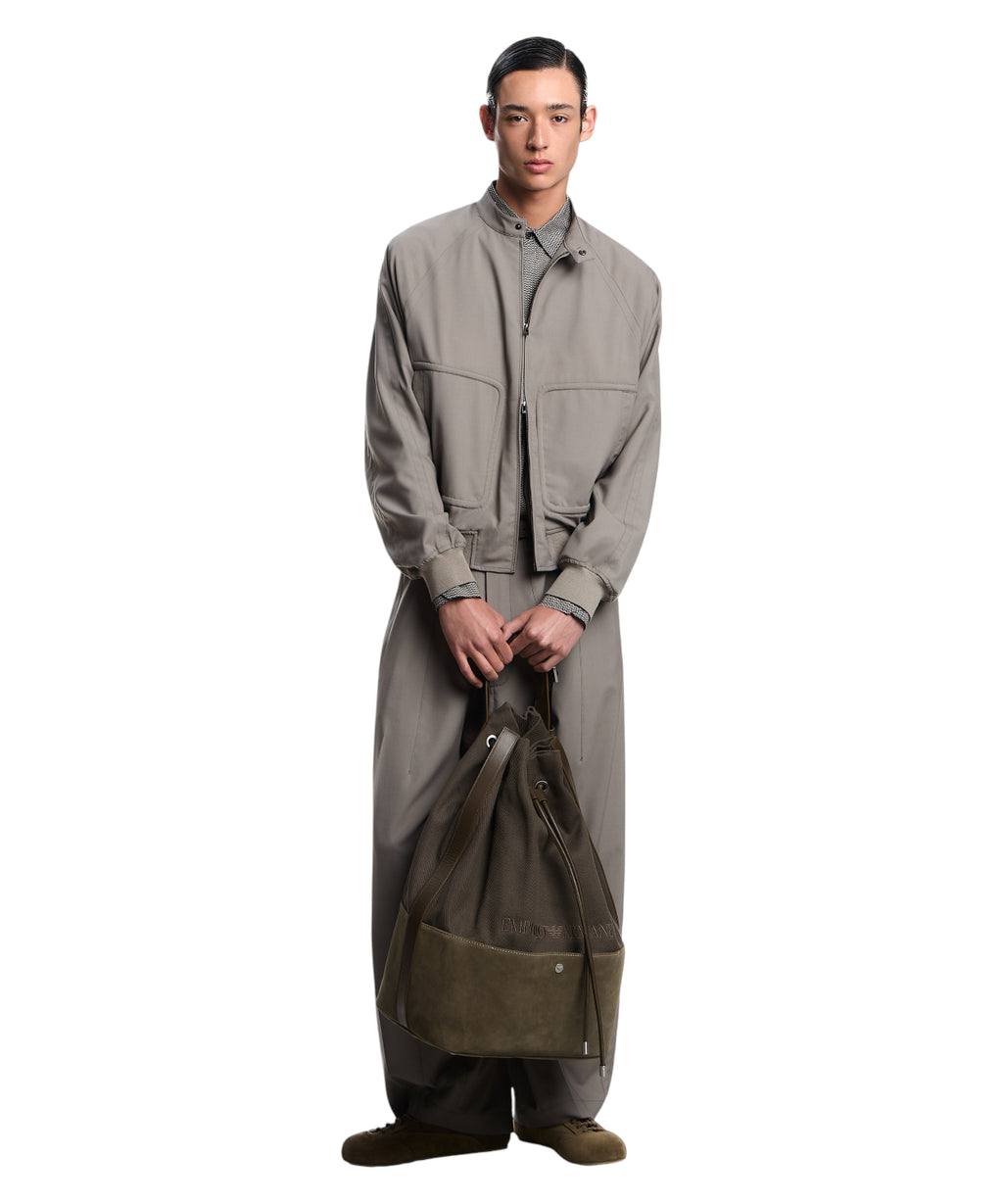 Men's Fresh Virgin Wool Blouson Emporio Armani