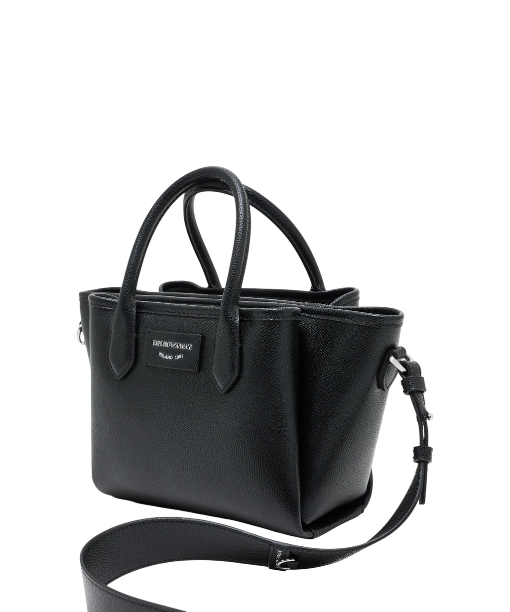 Emporio Armani Mini Bag with Screen-Printed Logo