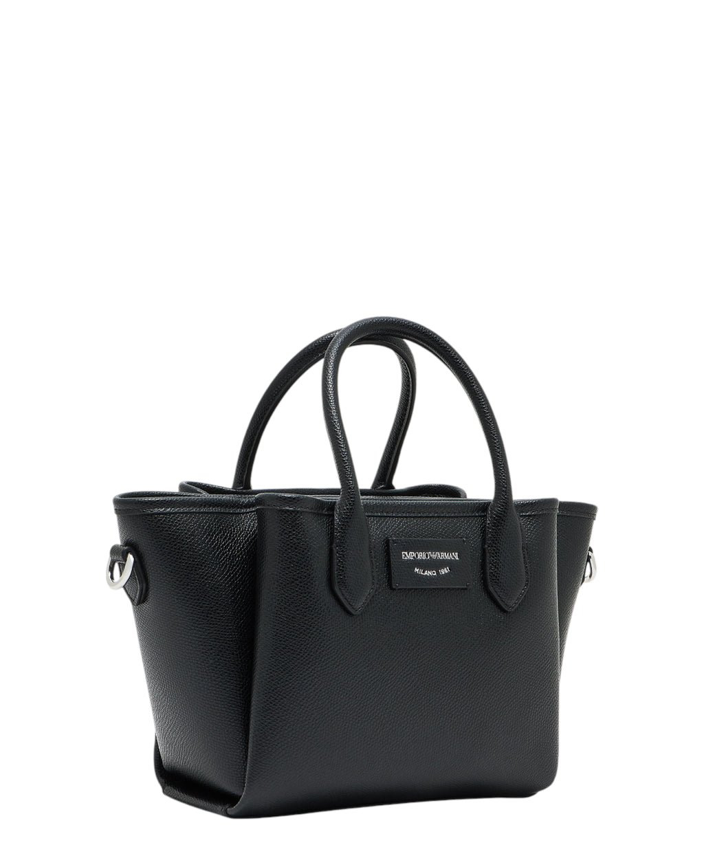 Emporio Armani Mini Bag with Screen-Printed Logo
