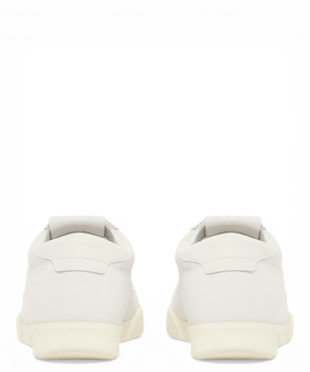 Emporio Armani calfskin sneakers with double laces