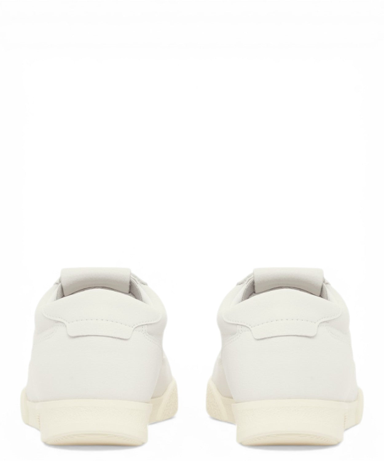 Emporio Armani calfskin sneakers with double laces