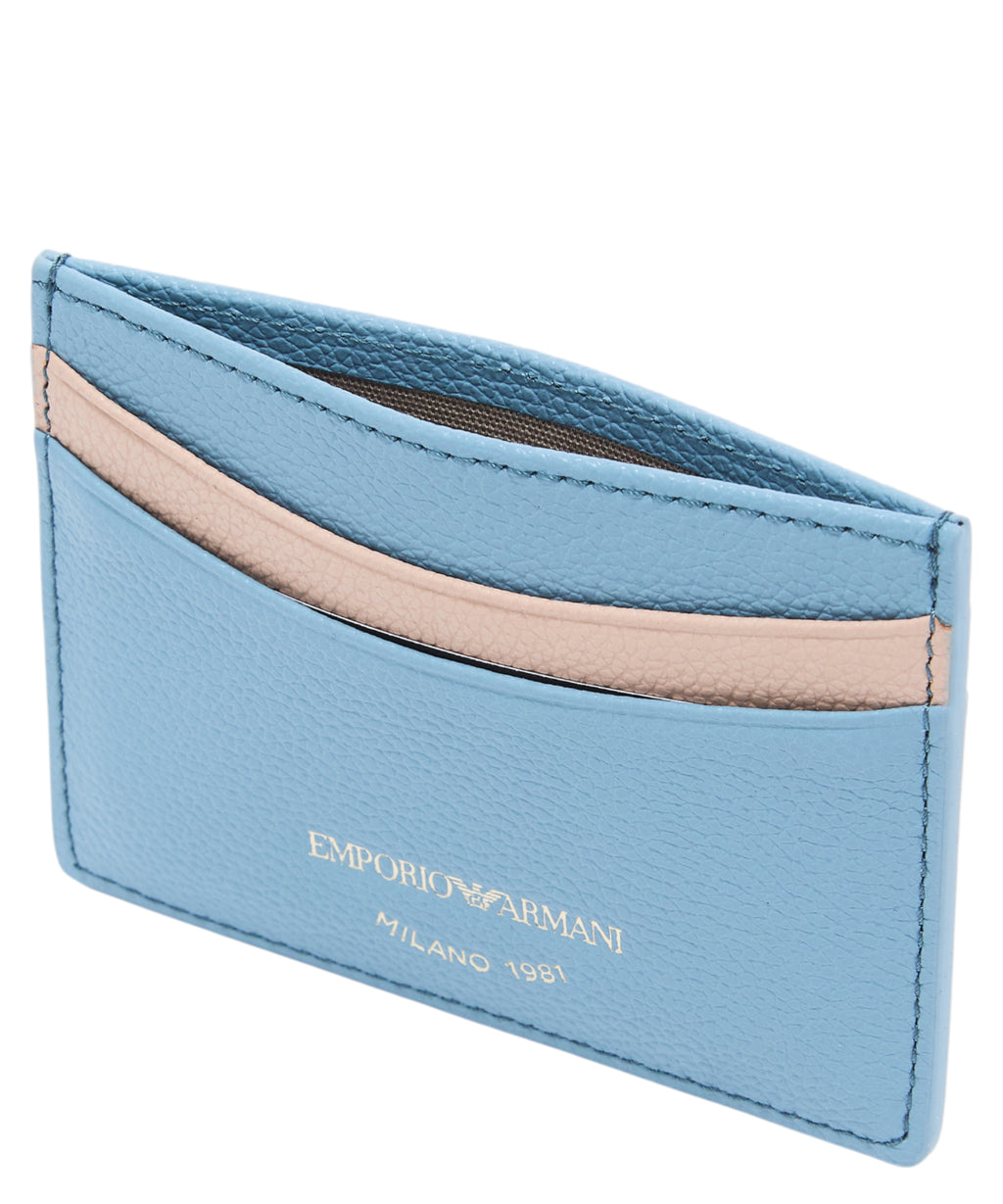 Tarjetero de piel bovina - Emporio Armani