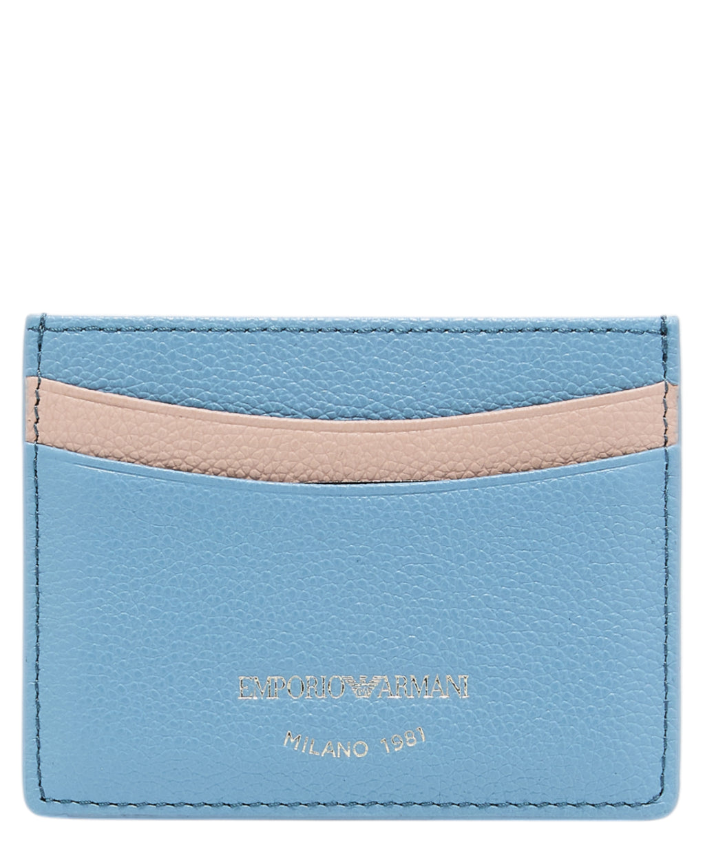 Tarjetero de piel bovina - Emporio Armani