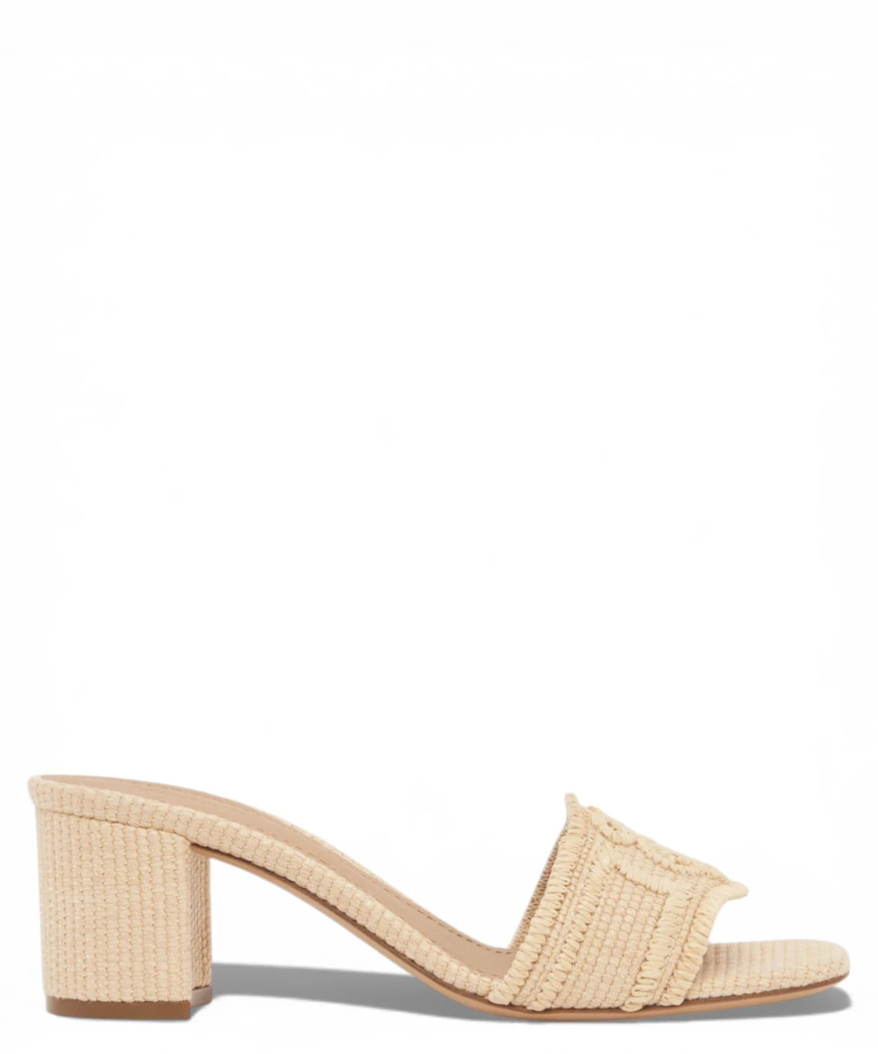 Emporio Armani Sandali con Tacco in Rafia Intrecciata