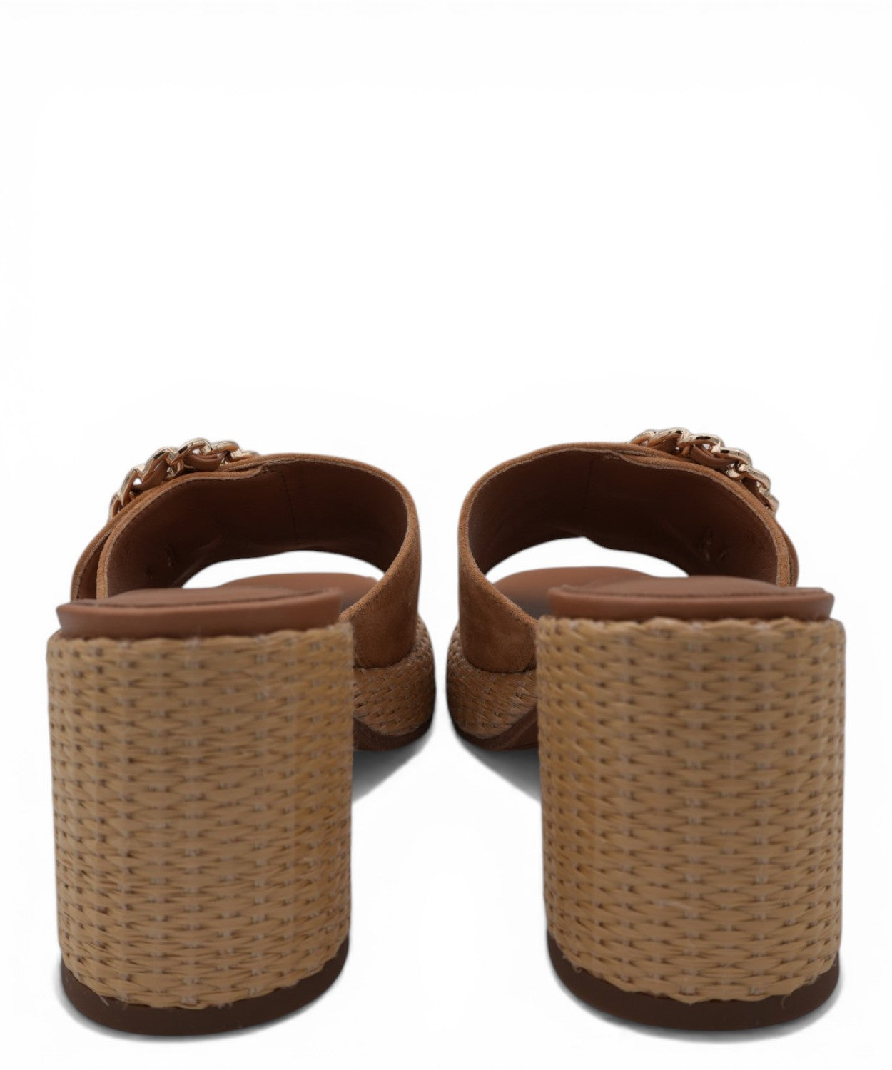 Women's suede mules with wooden heel Cielo Noa Harmon