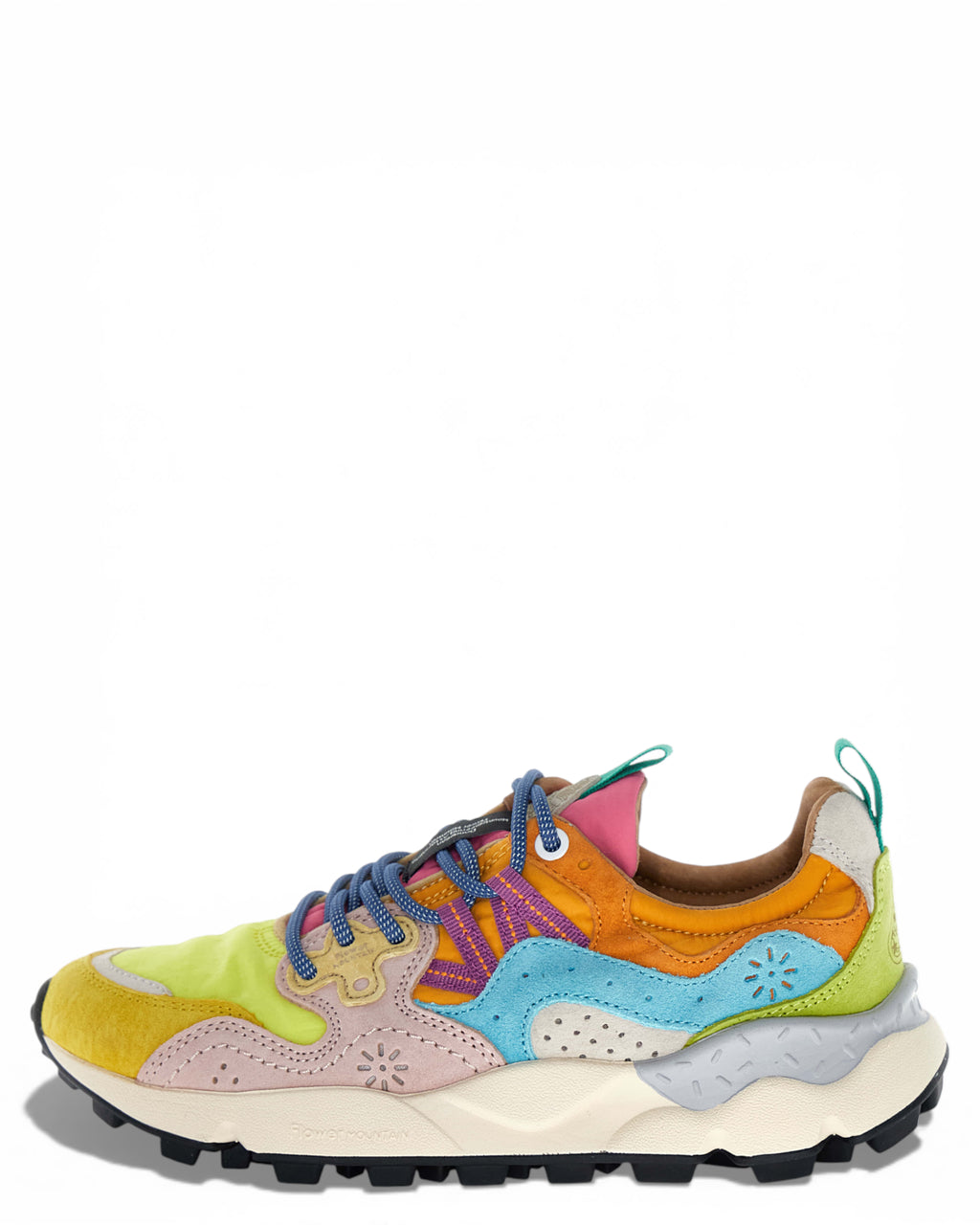 Yamano 3 Sneakers in Suede and Nylon with Cork Insole
