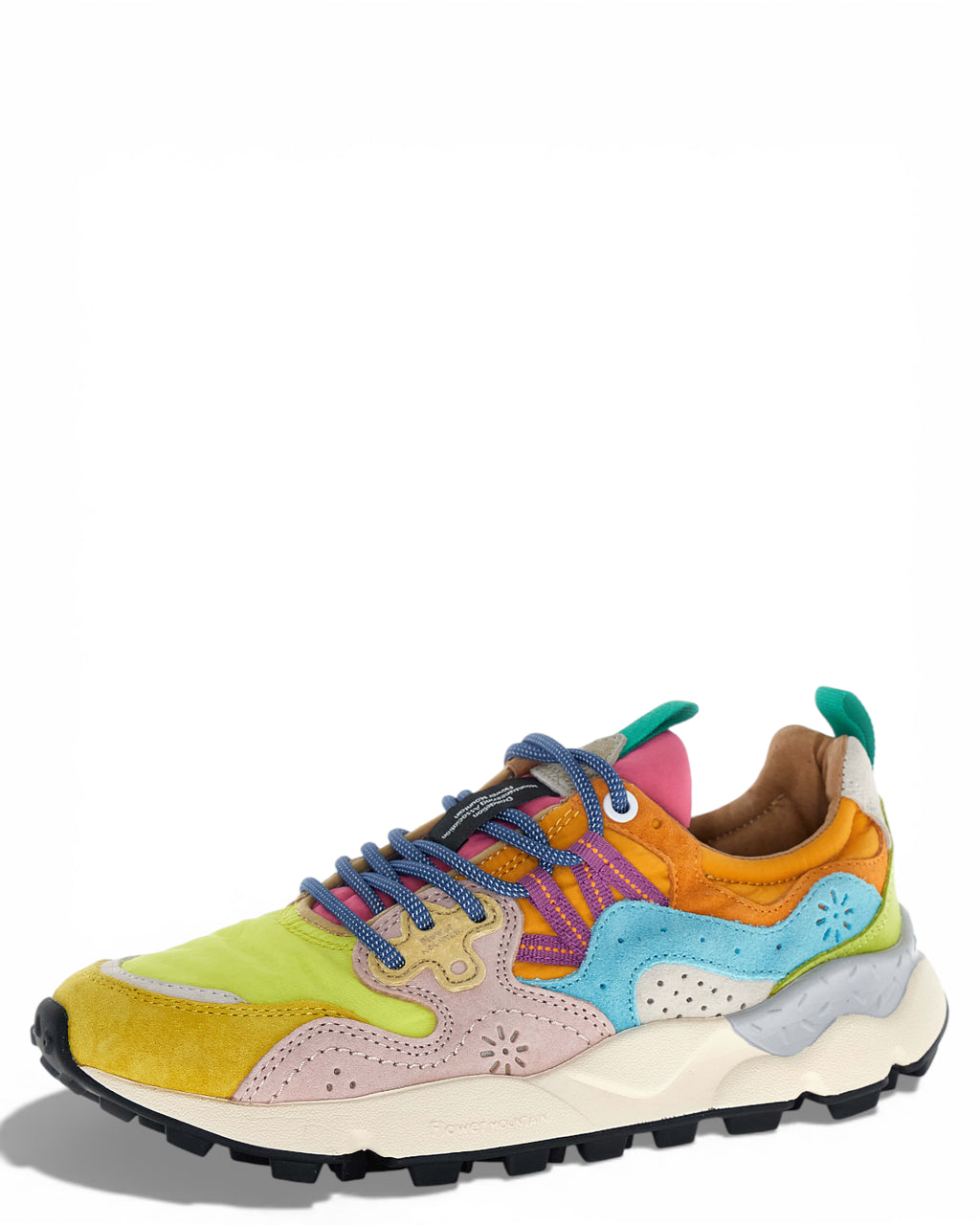 Yamano 3 Sneakers in Suede and Nylon with Cork Insole