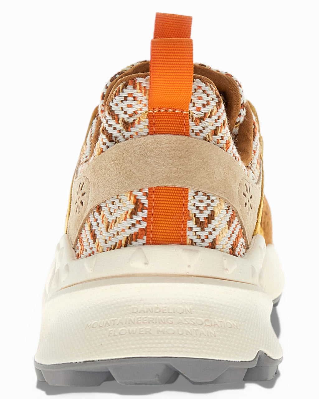 Suede and Knit Fabric Sneakers