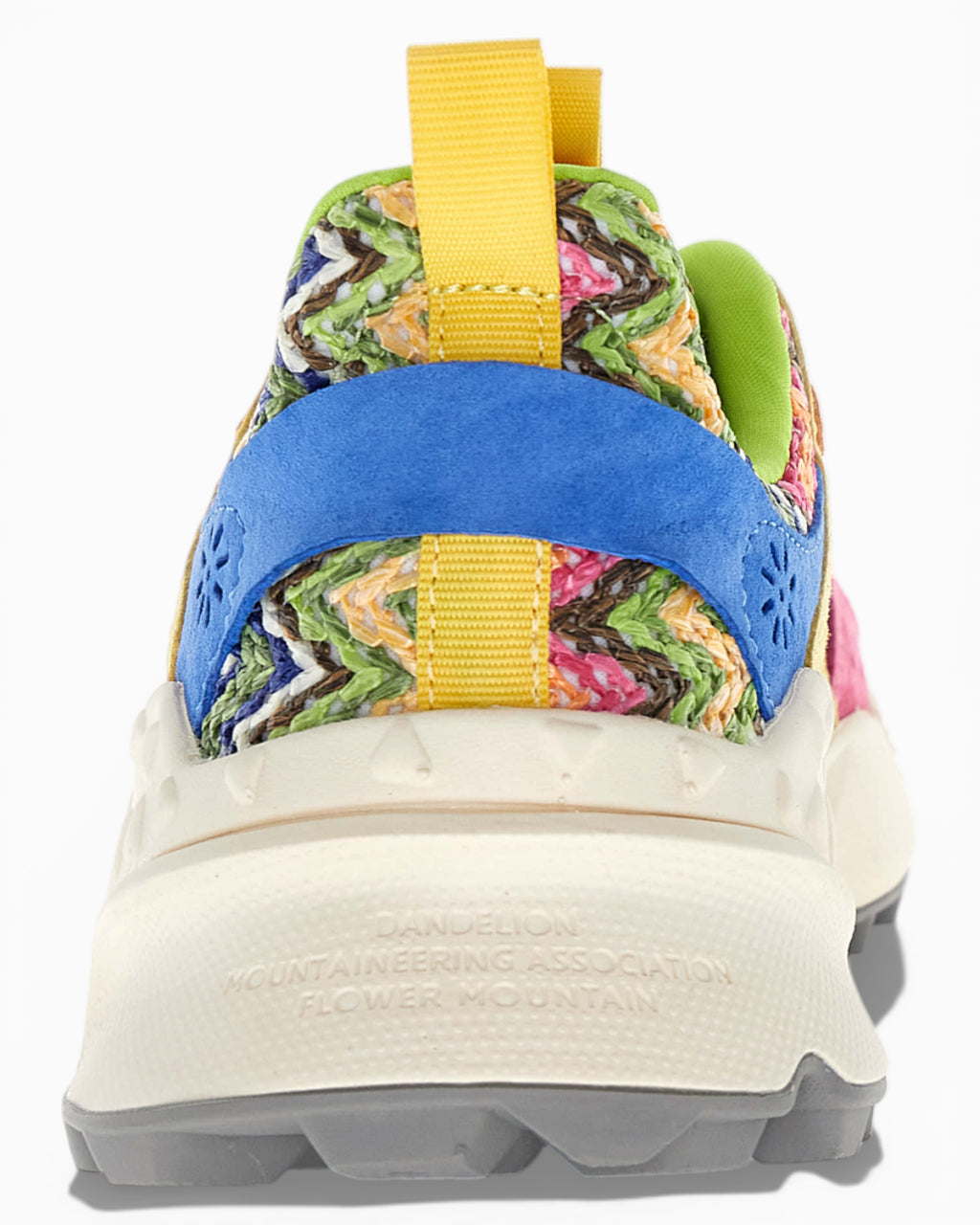 Kotetsu suede and knitted jacquard sneakers