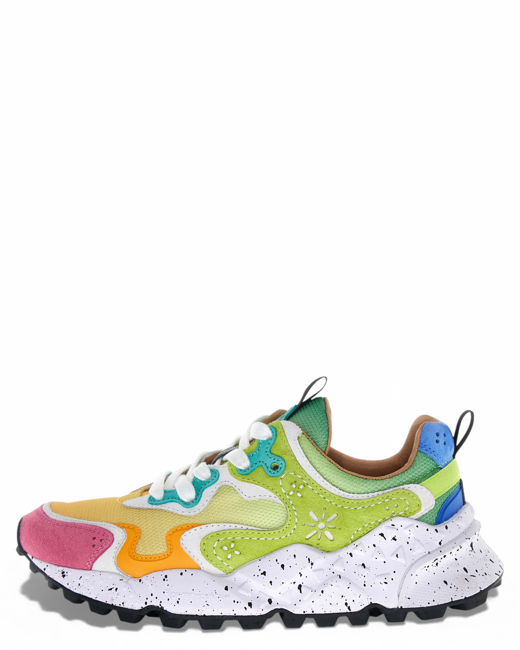 Sneakers Rulis Donna i Ripstop og Multifarvet Ruskind