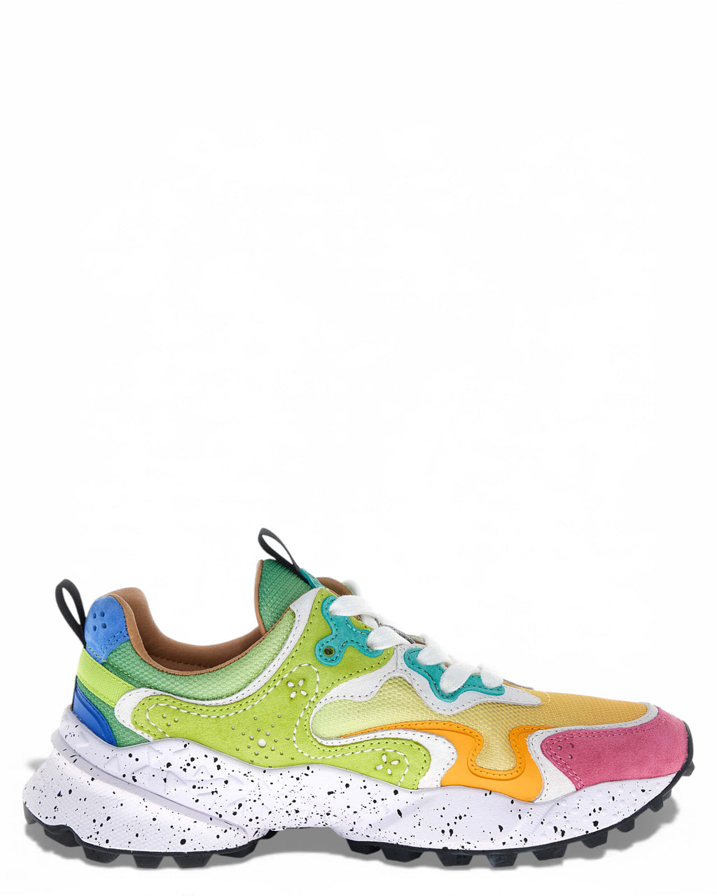 Sneakers Rulis Donna i Ripstop og Multifarvet Ruskind