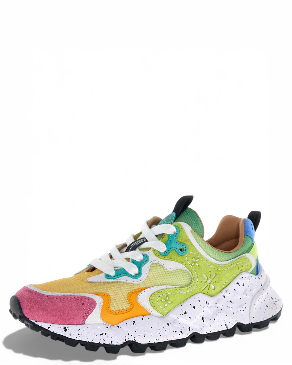 Sneakers Rulis Donna i Ripstop og Multifarvet Ruskind