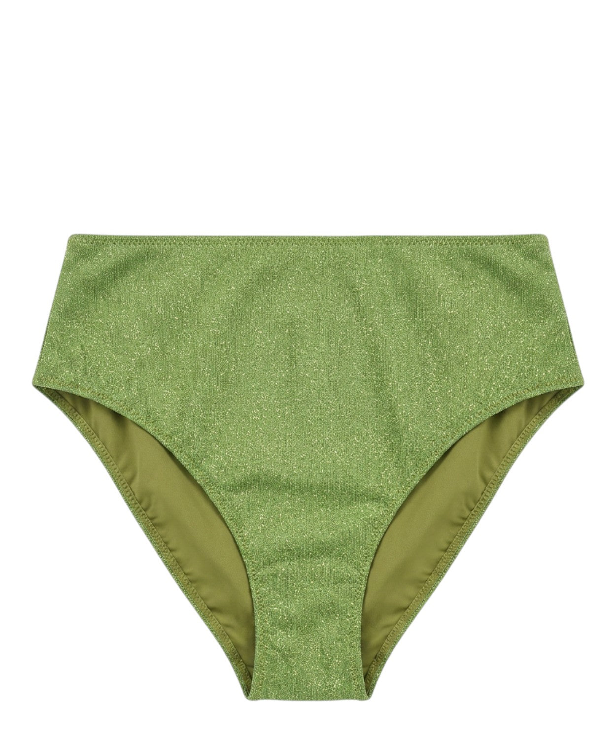 Bikini Lurex Dames met Knooptop en Hoge Taille