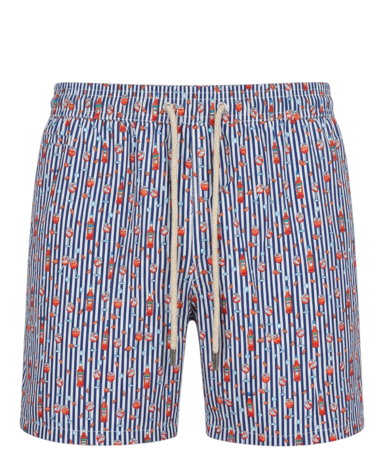 Men's Suit MC2 Saint Barth Ultralight Aperol Print