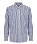 Camicia Brigitte i bomuldspoplin med Labubu broderi
