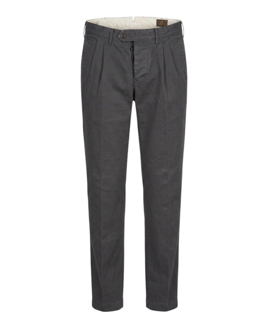 Men's Cotton Twill Trousers for Elegant Looks