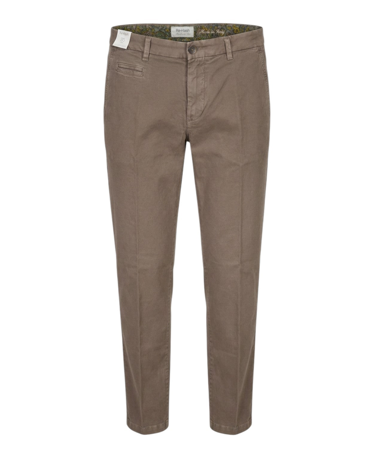 Men's Regular Fit Cotton Trousers Re-Hash