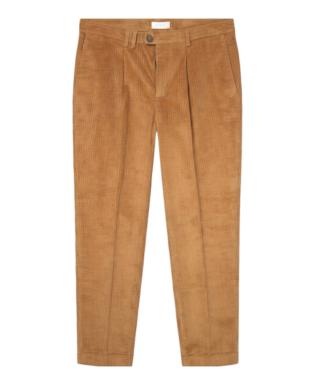 Pantalones para hombre en terciopelo de canal ancho C.9.3