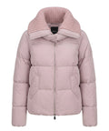 Pinko Dianthus Down Jacket with Padding and Knit Collar