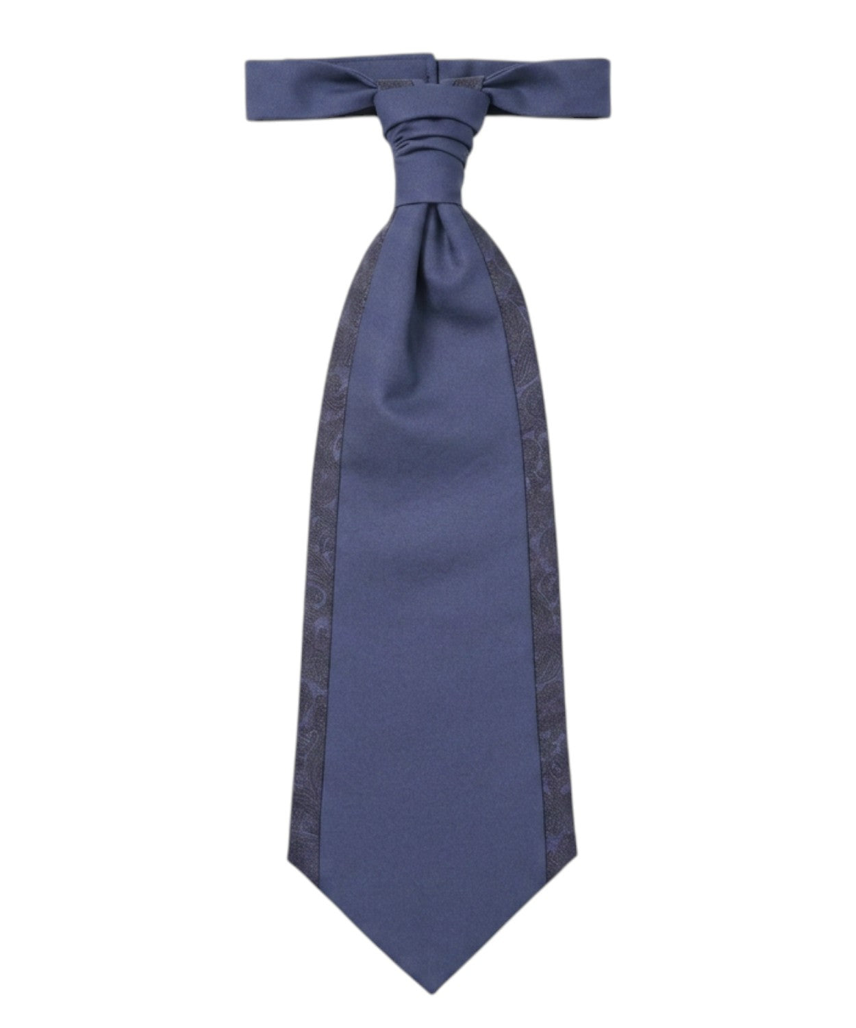Plastron męski na ceremonię z bawełny z żakardem